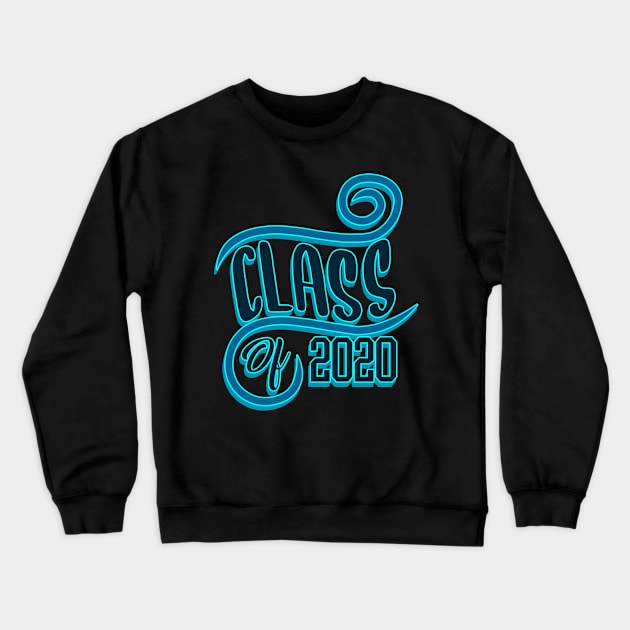 Class Of 2020 - High School Graduation College Graduates Crewneck Sweatshirt by ScottsRed